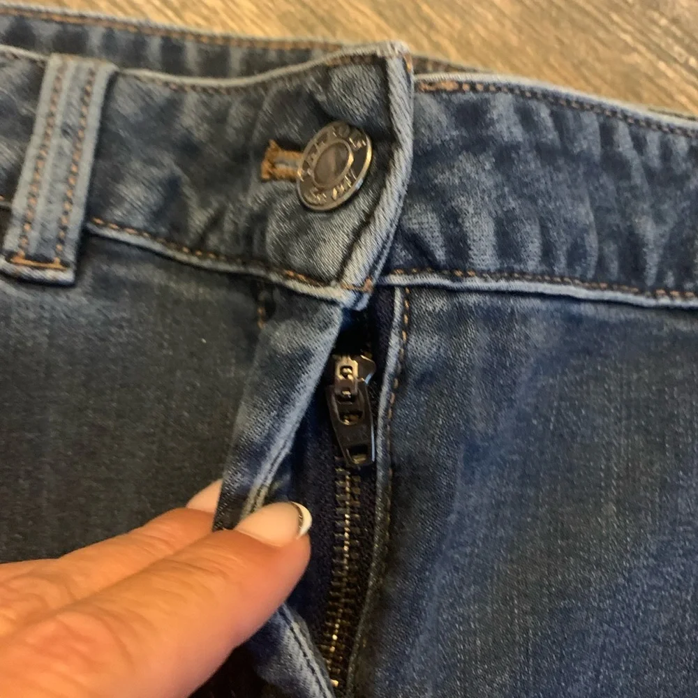 Talbots jean skirt